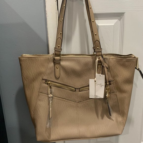 Jessica Simpson Handbags - Jessica Simpson Sabrina over the shoulder Purse color Natural